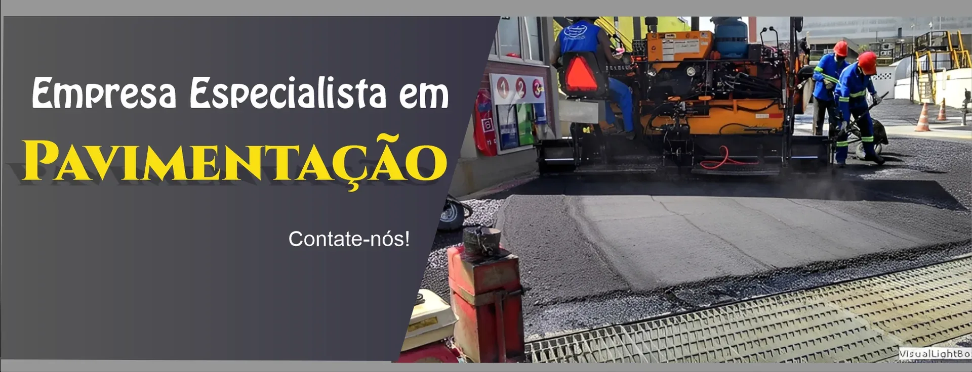 Execução de pavimentação asfáltica