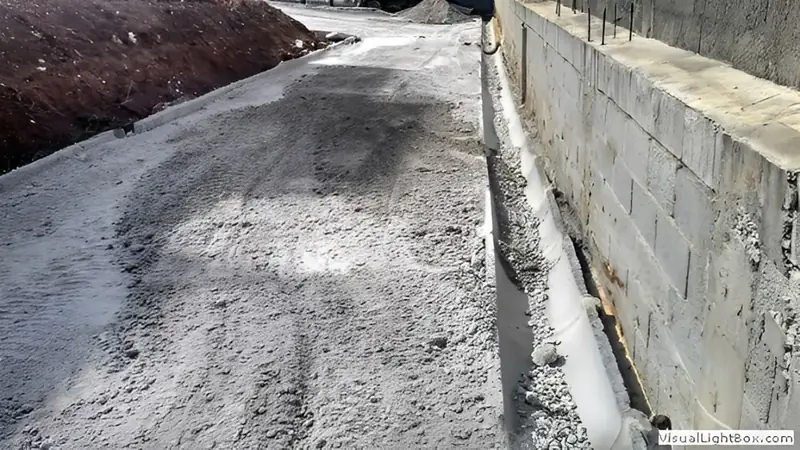 Foto de obra da Alves Pavimentação — Mariana