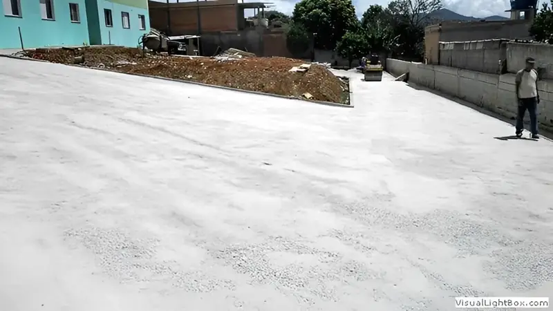 Foto de obra da Alves Pavimentação — Mariana